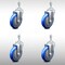 Service Caster 5 Inch SS Blue Polyurethane Wheel Swivel 3/8 Inch Threaded Stem Caster Set SCC SCC-SSTS20S514-PPUB-BLUE-381615-4 - alternate 4